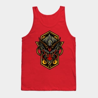 Red Dragon Head Tank Top